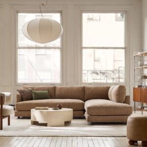 Sandstone 2-Piece Modular Sectional Sofa