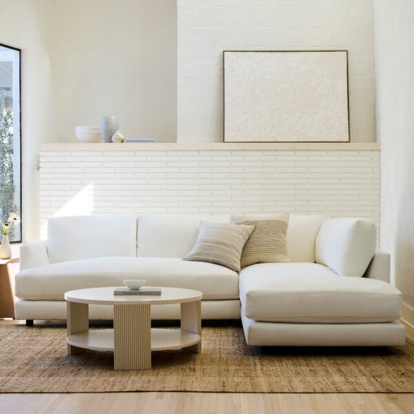 Sandstone 2-Piece Modular Sectional Sofa