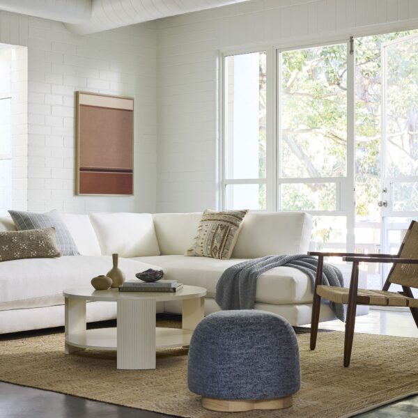 Sandstone 2-Piece Modular Sectional Sofa